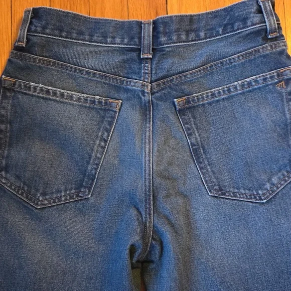 Great Condition Madewell Balloon Jeans In Greendale Wash - Picture 4 of 9